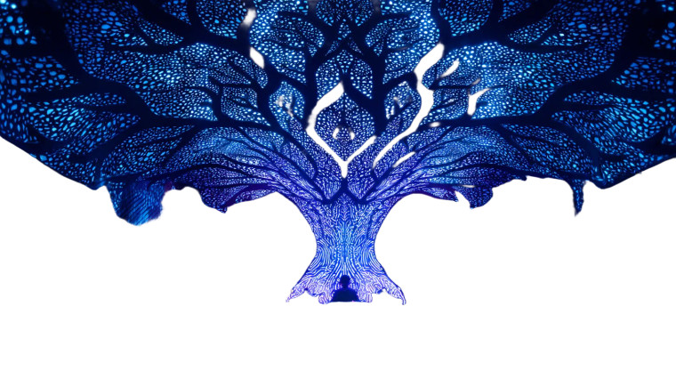 Cosmic Andean Tree Vinyl Car Decal Sticker – Waterproof & UV-Resistant 5.4