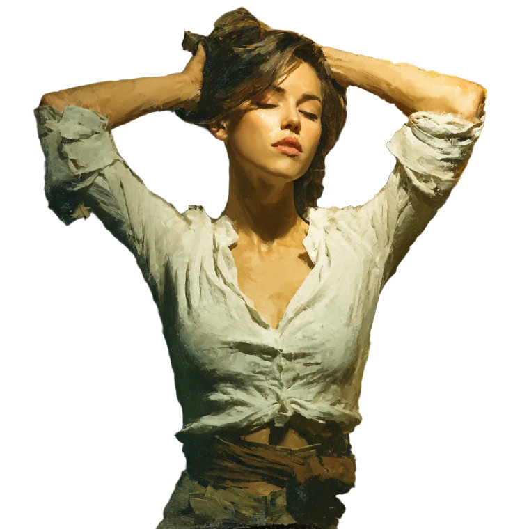 Elegant Feminine Form Vinyl Car Decal Sticker – Waterproof & UV-Resistant 6.826666666666667"