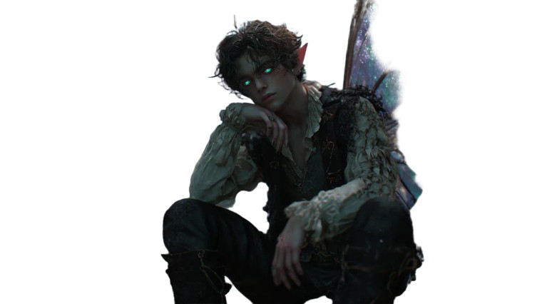 Fae Prince Vinyl Car Decal Sticker – Waterproof & UV-Resistant 2.72"