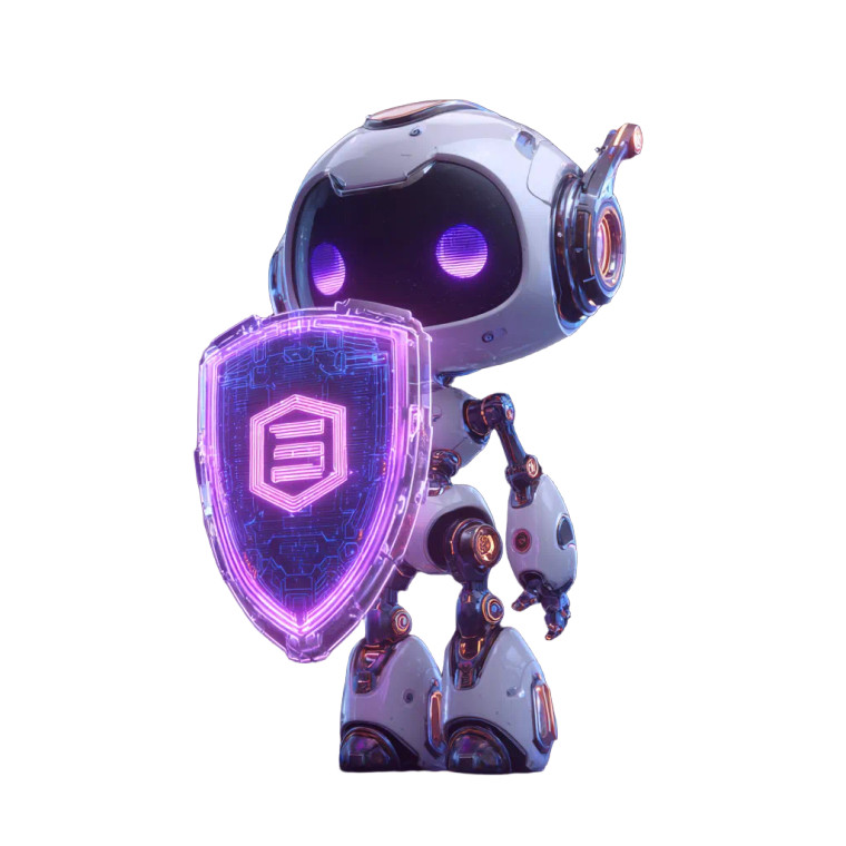 Futuristic Robot Guardian V2 Vinyl Car Decal Sticker – Waterproof & UV-Resistant 6.826666666666667"