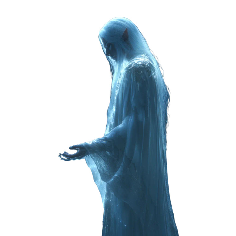 Glowing Lightelf Meditating Vinyl Car Decal Sticker – Waterproof & UV-Resistant 3.4133333333333336"