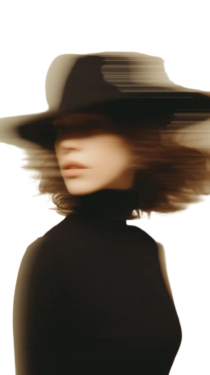 Mysterious Blurred Portrait V2 Vinyl Car Decal Sticker – Waterproof & UV-Resistant 4.8533333333333335"