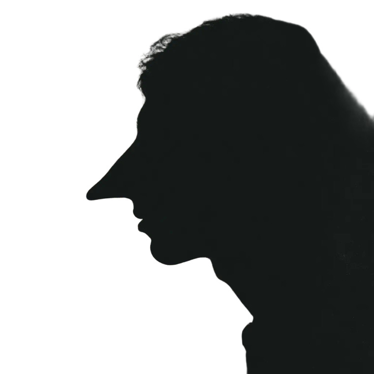 Long-Nosed Silhouette Vinyl Car Decal Sticker – Waterproof & UV-Resistant 3.4133333333333336"