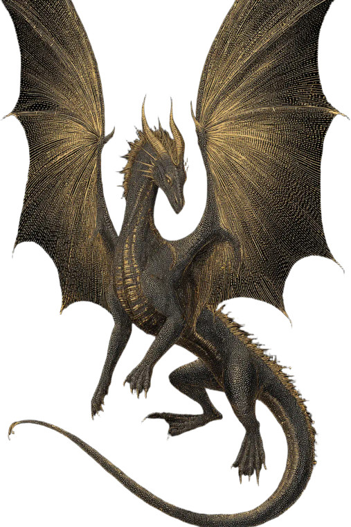 Golden Dragon Morningstar Vinyl Car Decal Sticker – Waterproof & UV-Resistant 4.4