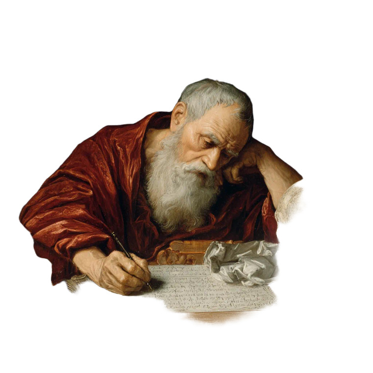 St. Jerome Writing Vinyl Car Decal Sticker – Waterproof & UV-Resistant 6.826666666666667"