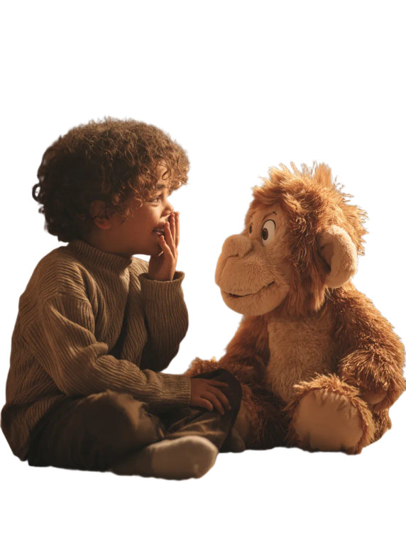 Whispering Plush Toy Vinyl Car Decal Sticker – Waterproof & UV-Resistant 8.213333333333333"