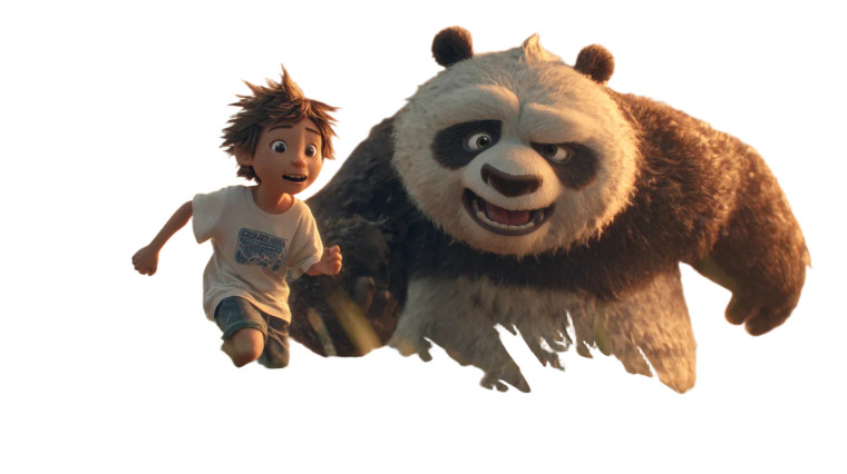 Escape From Panda Vinyl Car Decal Sticker – Waterproof & UV-Resistant 2.72"