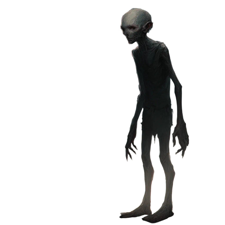Thin Lurking Zombie Vinyl Car Decal Sticker – Waterproof & UV-Resistant 3.4133333333333336"