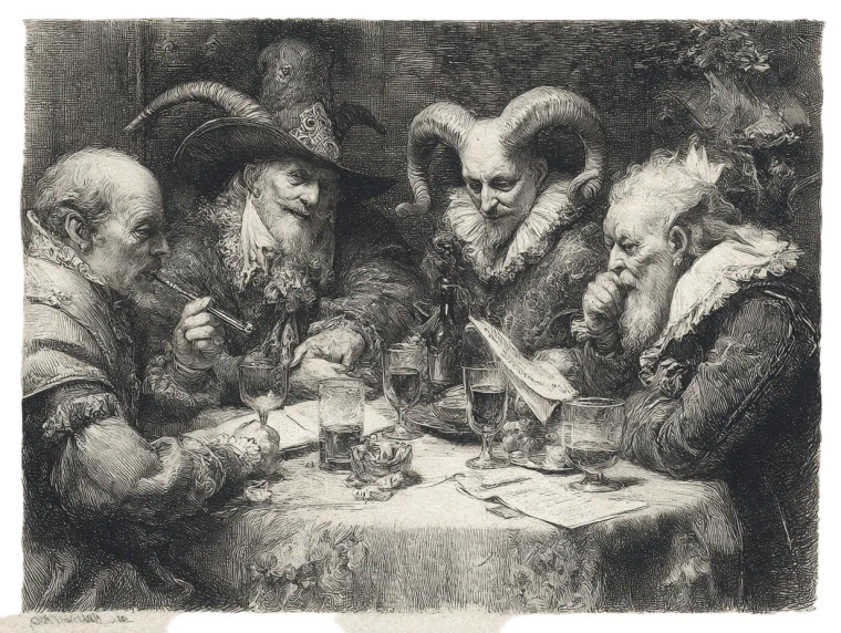 Evils At Party Vinyl Car Decal Sticker – Waterproof & UV-Resistant 6.1866666666666665"