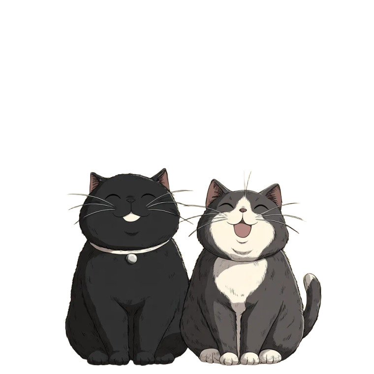 Ghibli Style Cats V2 Vinyl Car Decal Sticker – Waterproof & UV-Resistant 3.4133333333333336" Ghibli Style Cats V2 Vinyl Car Decal Sticker – Waterproof & UV-Resistant 3.4133333333333336"