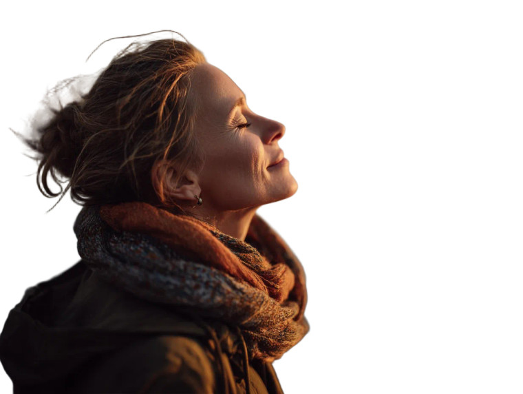 Peaceful Lake Walk Vinyl Car Decal Sticker – Waterproof & UV-Resistant 6.1866666666666665"