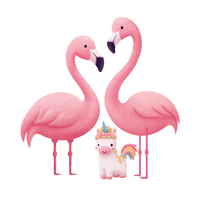Pink Swan Flamingo Vinyl Car Decal Sticker – Waterproof & UV-Resistant 3.4133333333333336"