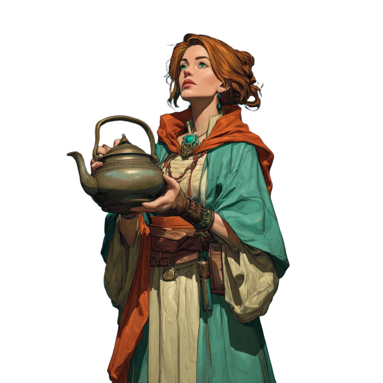 Dnd Wizard Lady Vinyl Car Decal Sticker – Waterproof & UV-Resistant 3.4133333333333336"