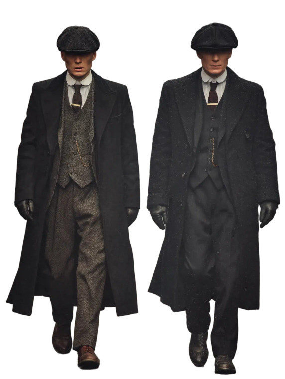 Peaky Blinders Duo Vinyl Car Decal Sticker – Waterproof & UV-Resistant 8.213333333333333"