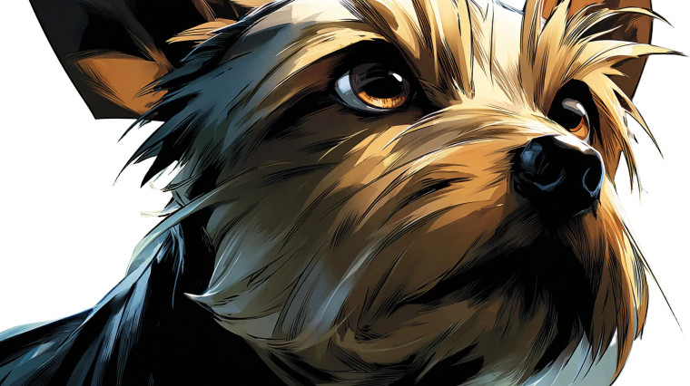 Yorkie V3 Vinyl Car Decal Sticker – Waterproof & UV-Resistant 5.4