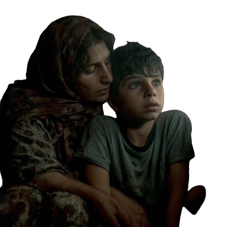 Frightened Gaza Boy Vinyl Car Decal Sticker – Waterproof & UV-Resistant 6.826666666666667"