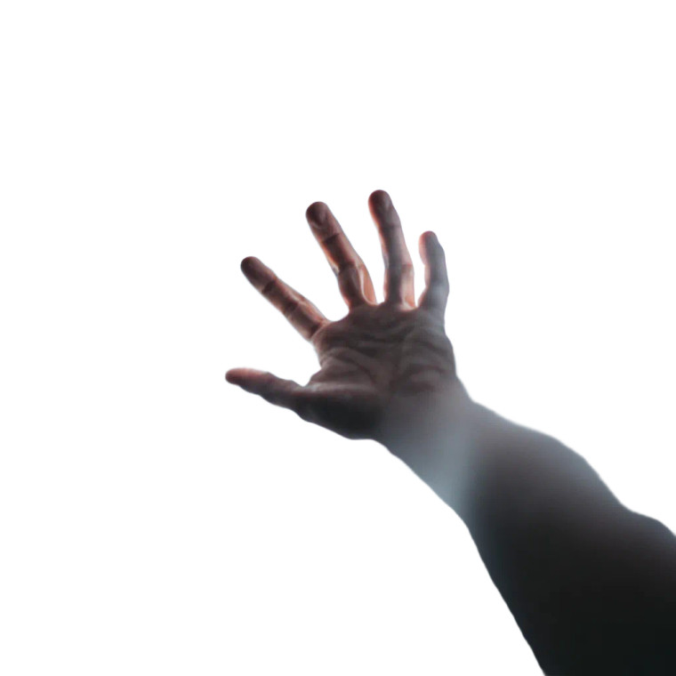 Floating Hand V9 Vinyl Car Decal Sticker – Waterproof & UV-Resistant 6.826666666666667"