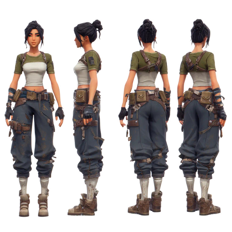 Fortnite Character Sheet Vinyl Car Decal Sticker – Waterproof & UV-Resistant 6.826666666666667"