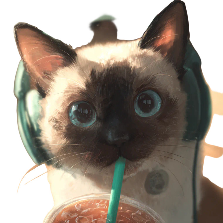 Stylish Siamese Cat V4 Vinyl Car Decal Sticker – Waterproof & UV-Resistant 3.4133333333333336"
