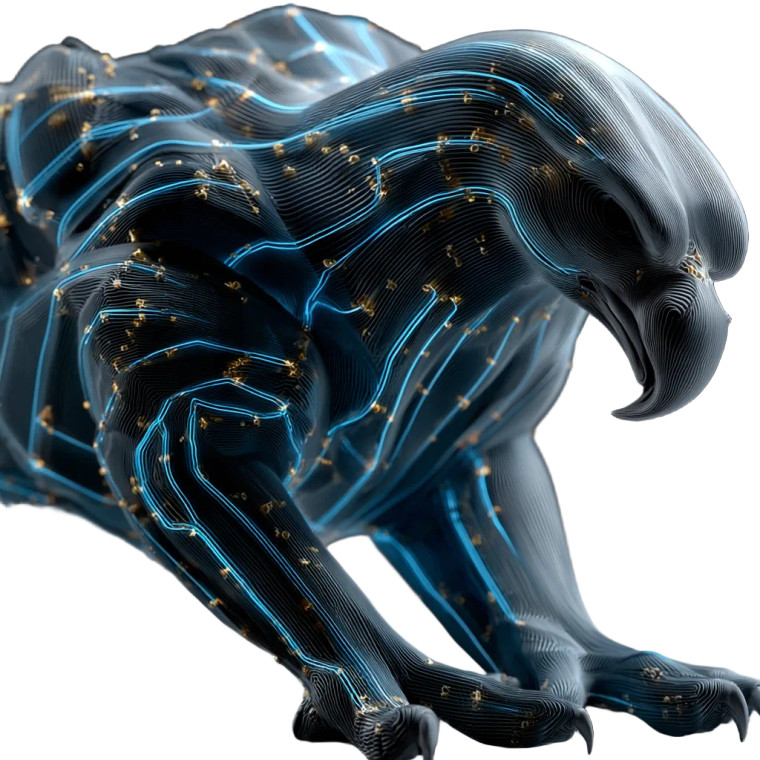 Hologram Zodiac Eagle Vinyl Car Decal Sticker – Waterproof & UV-Resistant 6.826666666666667"