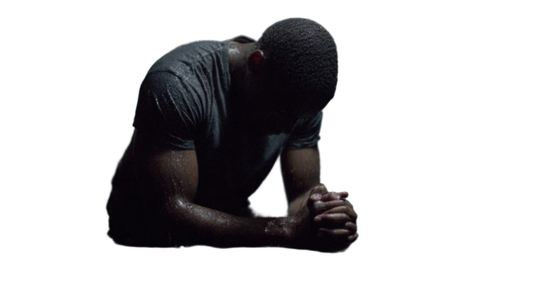 Prayer In Flood Vinyl Car Decal Sticker – Waterproof & UV-Resistant 2.72"