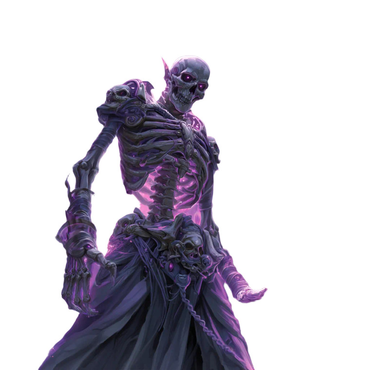 Dark Elf Skeleton Vinyl Car Decal Sticker – Waterproof & UV-Resistant 3.4133333333333336"