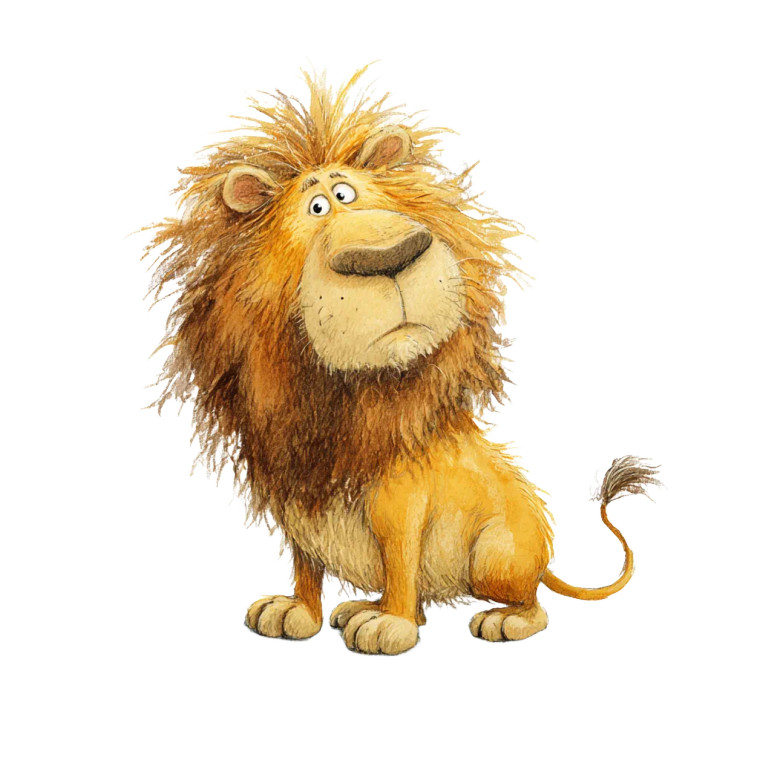 Anthropomorphic Lion V2 Vinyl Car Decal Sticker – Waterproof & UV-Resistant 6.826666666666667"