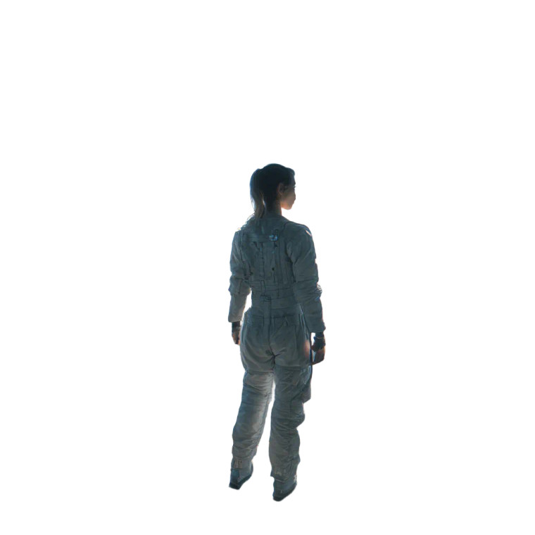 Astronaut Girl V5 Vinyl Car Decal Sticker – Waterproof & UV-Resistant 3.4133333333333336"