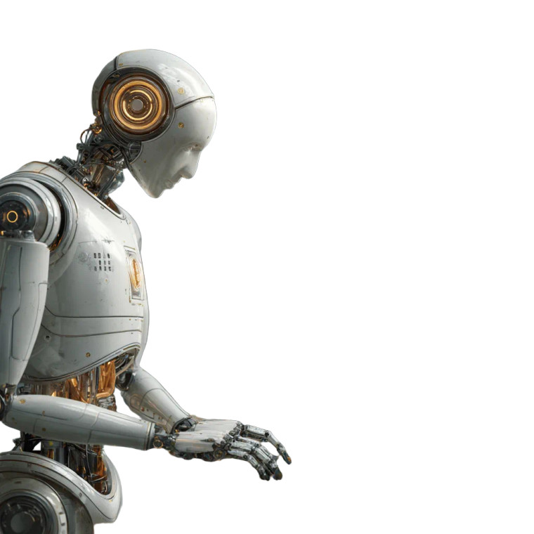 Humanoid Robots Working Vinyl Car Decal Sticker – Waterproof & UV-Resistant 6.826666666666667"