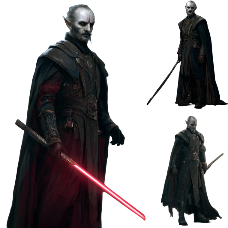 Jedi Dracula Vinyl Car Decal Sticker – Waterproof & UV-Resistant 3.4133333333333336"