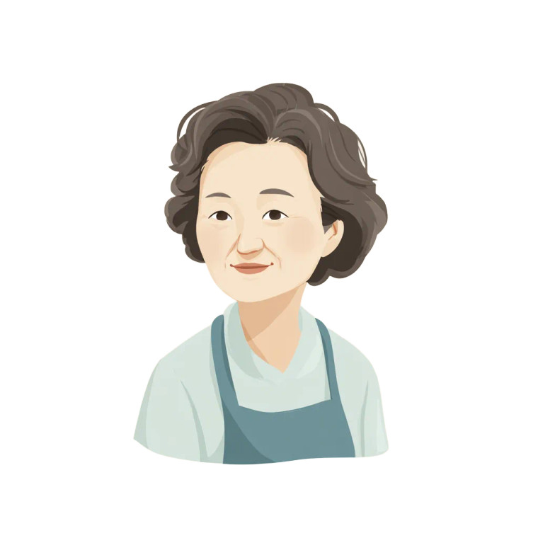 Korean Woman Illustration Vinyl Car Decal Sticker – Waterproof & UV-Resistant 3.4133333333333336"