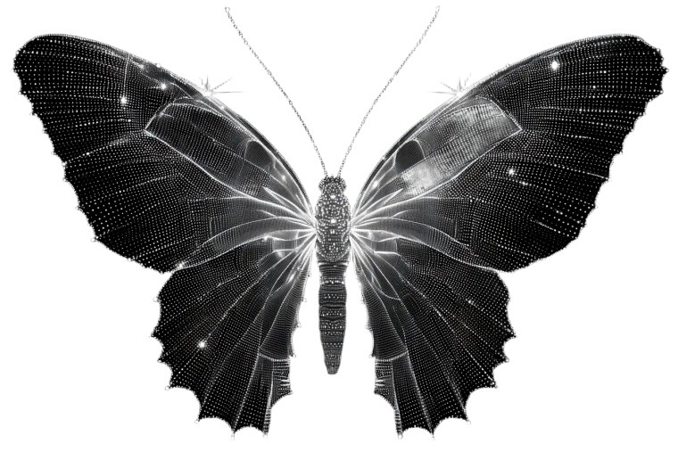 Agony Butterfly Vinyl Car Decal Sticker – Waterproof & UV-Resistant 2.986666666666667"