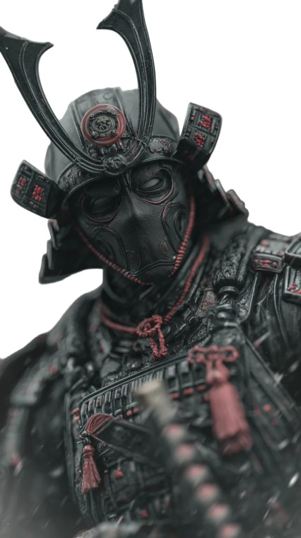 Samurai Deadpool Vinyl Car Decal Sticker – Waterproof & UV-Resistant 9.706666666666667"