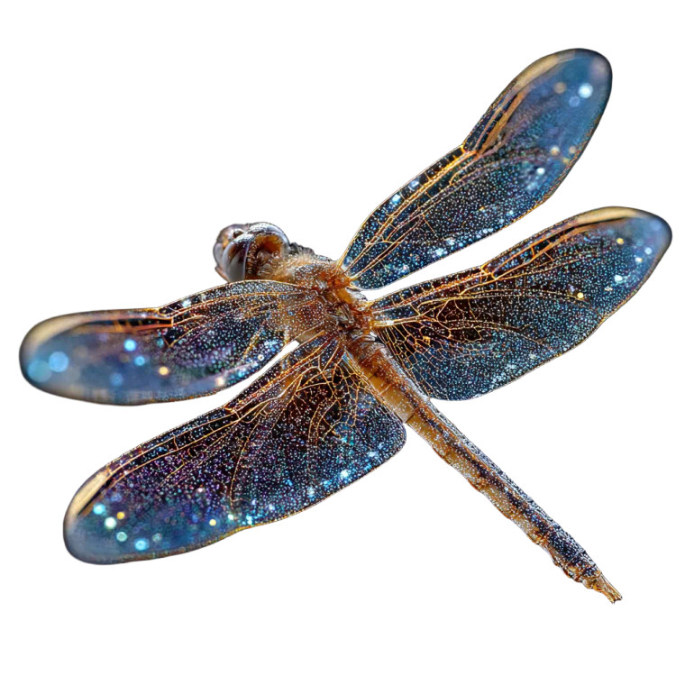 Glass Dragonfly V2 Vinyl Car Decal Sticker – Waterproof & UV-Resistant 6.826666666666667"