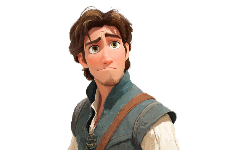 Flynn Rider Comic Vinyl Car Decal Sticker – Waterproof & UV-Resistant 2.986666666666667"