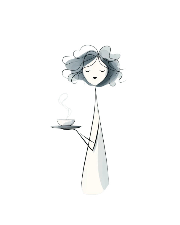 Curly Haired Woman V4 Vinyl Car Decal Sticker – Waterproof & UV-Resistant 8.0"