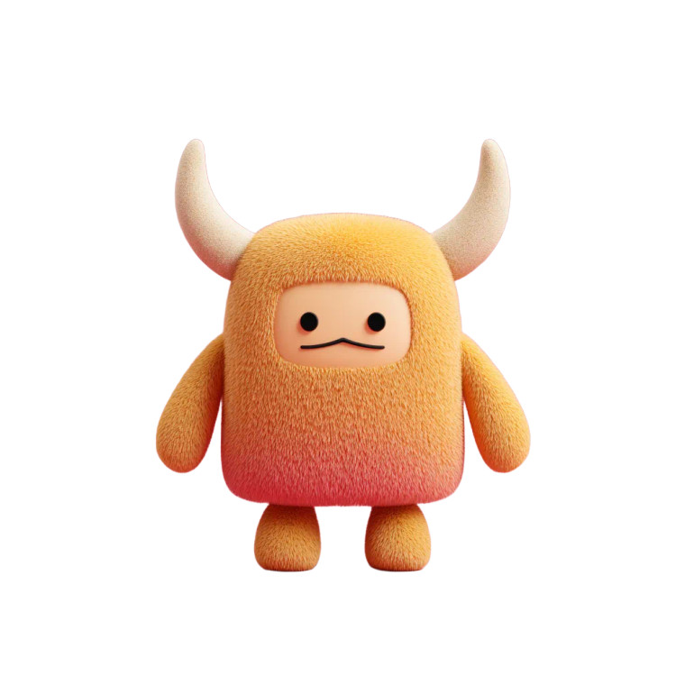 Cute 3D Monster V2 Vinyl Car Decal Sticker – Waterproof & UV-Resistant 6.826666666666667"