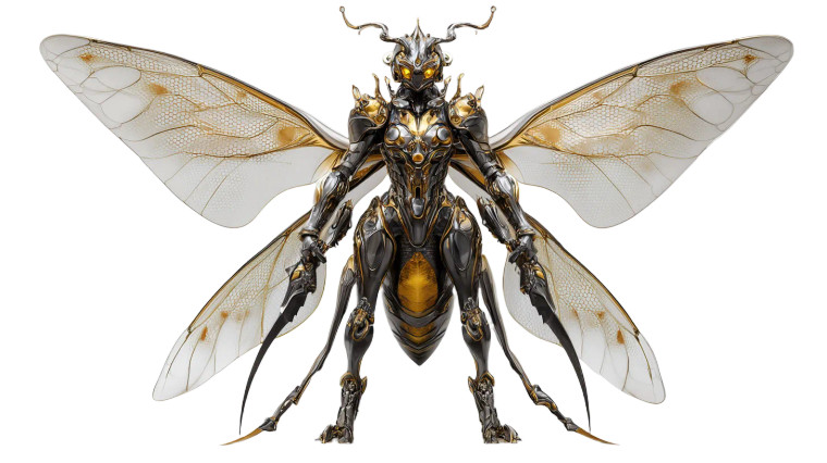 Queen Bee Warrior Vinyl Car Decal Sticker – Waterproof & UV-Resistant 5.4
