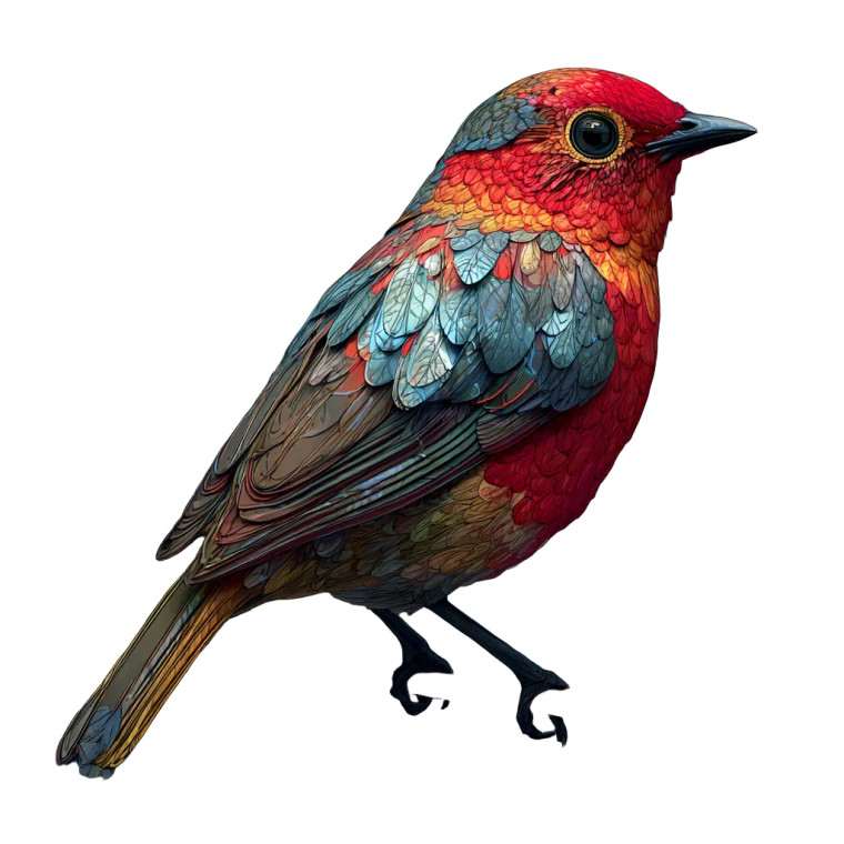 Bird V4 Vinyl Car Decal Sticker – Waterproof & UV-Resistant 3.4133333333333336"