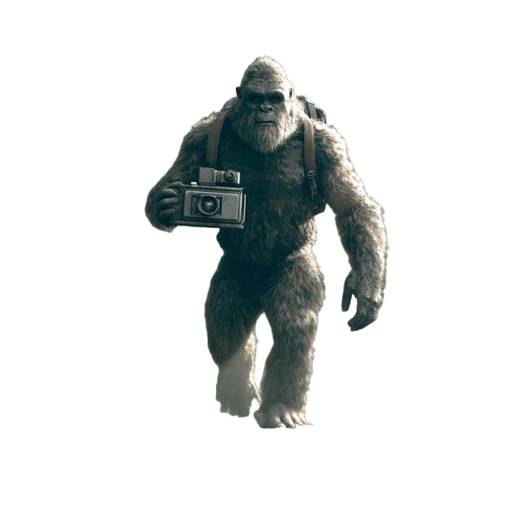 Bigfoot Blogger Vinyl Car Decal Sticker – Waterproof & UV-Resistant 3.4133333333333336"