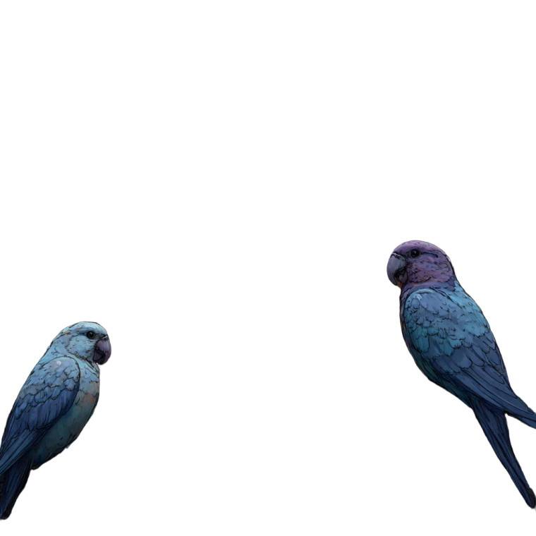 Sci-Fi Aviary Vinyl Car Decal Sticker – Waterproof & UV-Resistant 6.826666666666667"