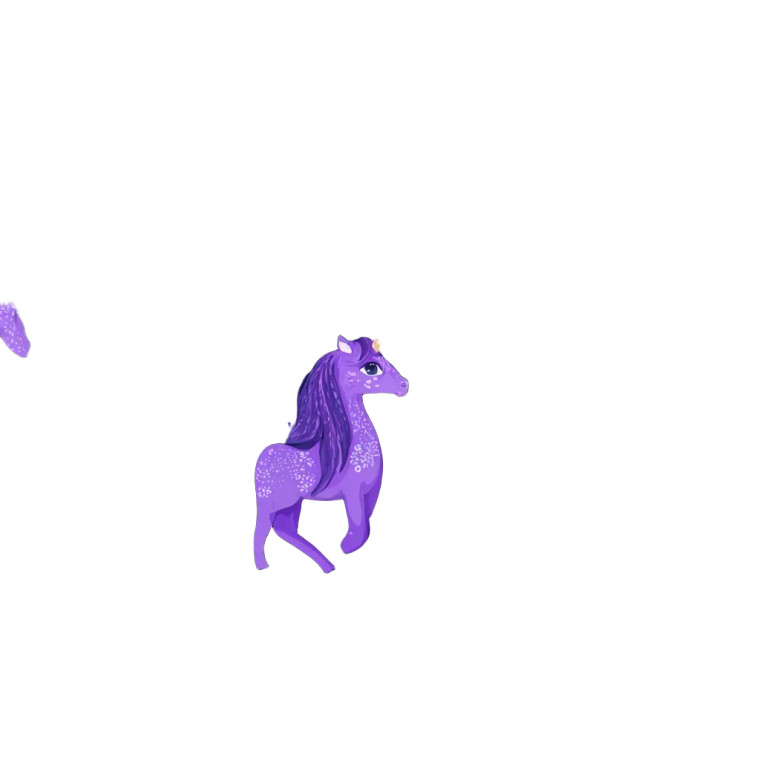 Purple Unicorns Vinyl Car Decal Sticker – Waterproof & UV-Resistant 6.826666666666667"