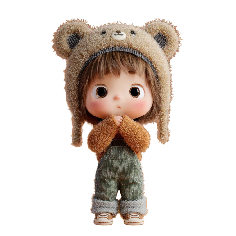 Cute Trendy Girl Vinyl Car Decal Sticker – Waterproof & UV-Resistant 6.826666666666667"