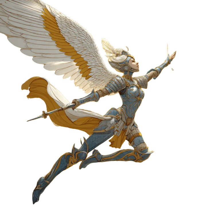 Radiant Valkyrie V5 Vinyl Car Decal Sticker – Waterproof & UV-Resistant 3.4133333333333336"