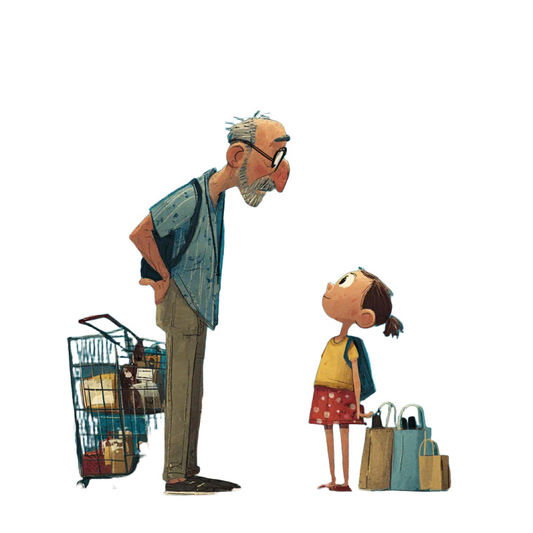 Shopping Together Vinyl Car Decal Sticker – Waterproof & UV-Resistant 3.4133333333333336"