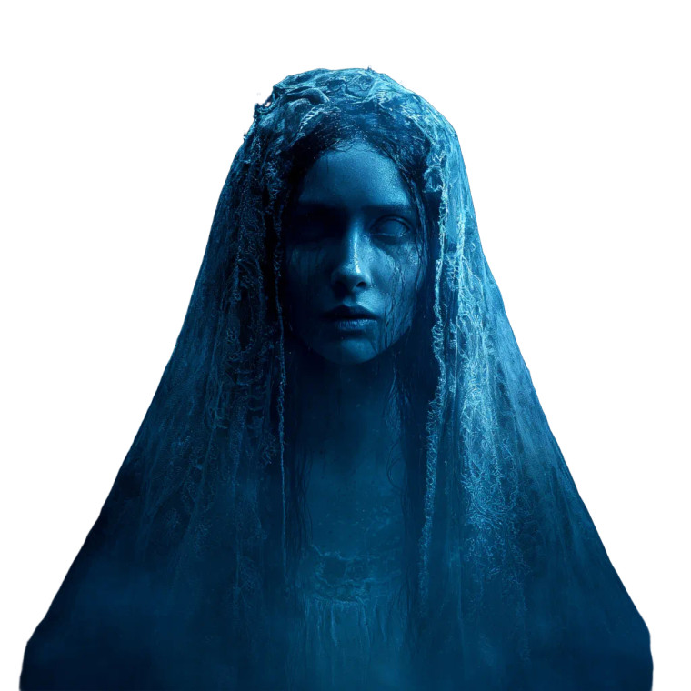 La Llorona V2 Vinyl Car Decal Sticker – Waterproof & UV-Resistant 3.4133333333333336"