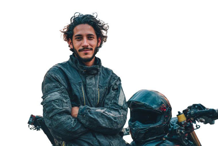 Delivery Man Resting Vinyl Car Decal Sticker – Waterproof & UV-Resistant 5.97333333333333