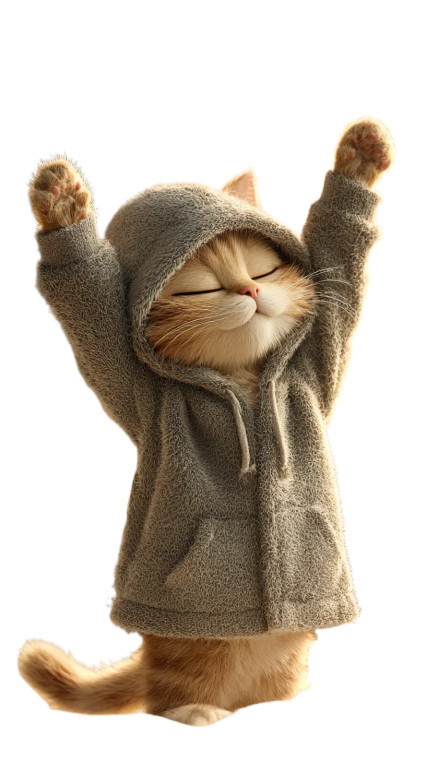 Stretching Tabby Cat V2 Vinyl Car Decal Sticker – Waterproof & UV-Resistant 9.706666666666667"