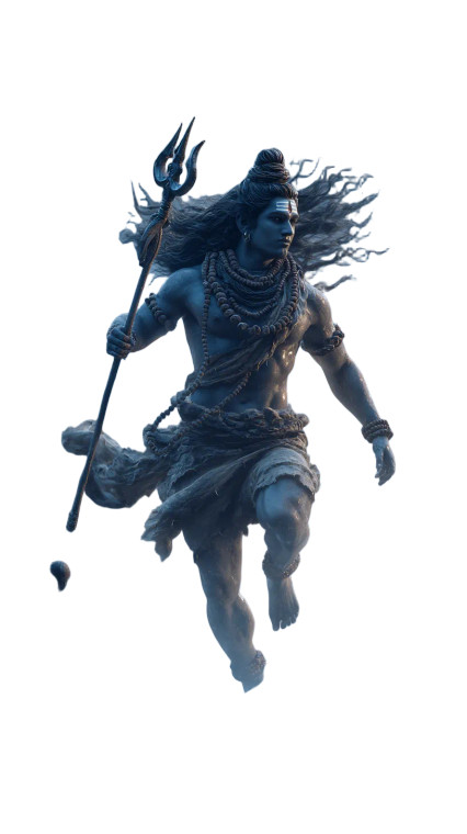 Divine Shiva Stride Vinyl Car Decal Sticker – Waterproof & UV-Resistant 9.706666666666667"