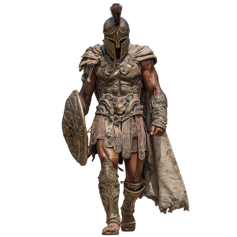 Spartan Warrior V249 Vinyl Car Decal Sticker – Waterproof & UV-Resistant 3.4133333333333336"